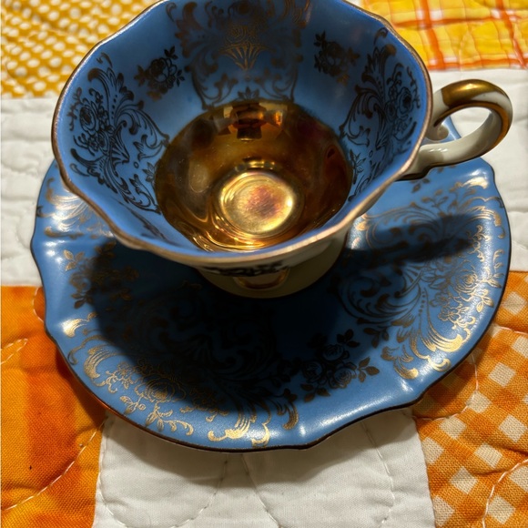 Alka Bavaria Mini Tea Cup & Saucer . #665 set of 8 4 cups 4 saucers 22k - Picture 5 of 7